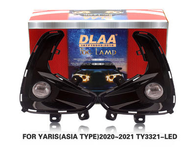 DLAA Fog Lamps Set Bumper Lights withwire FOR YARIS(ASIA TYPE)2020~2021 TY3321-LED