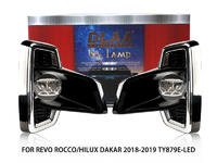 DLAA Fog Lamps Set Bumper Lights withwire FOR REVO ROCCO HILUX DAKAR 2018-2019 TY879E-LED
