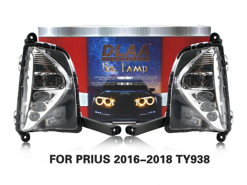 DLAA Fog Lamps Set Bumper Lights withwire FOR PRIUS 2016-2018 TY938