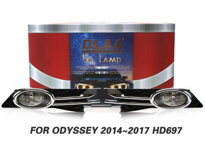 DLAA Fog Lamps Set Bumper Lights withwire FOR ODYSSEY 2014~2017 HD697