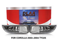 DLAA Fog Lamps Set Bumper Lights withwire FOR COROLLA 2003-2004 TY225