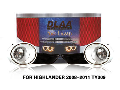 DLAA FogLamps Set Bumper Lights withwire FOR HIGHLANDER 2008-2011 TY309