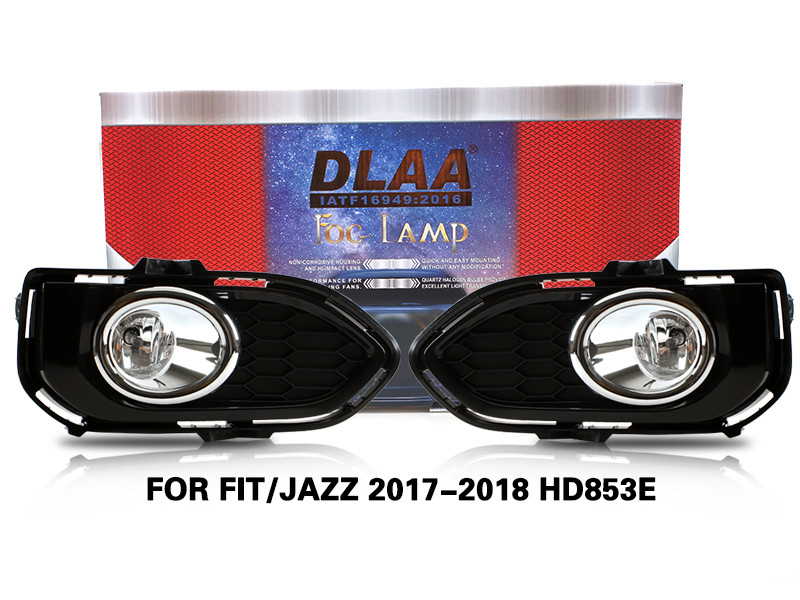 DLAA Fog Lamps Set Bumper Lights withwire FOR FIT JAZZ 2017-2018 HD853E