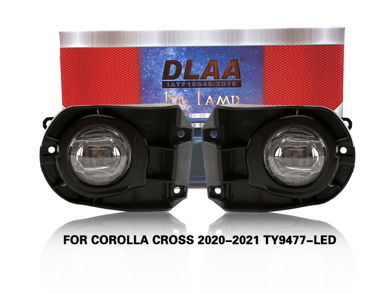 DLAA Fog Lamps Set Bumper Lights withwire FOR COROLLA CROSS 2020-2021 TY9477-LED