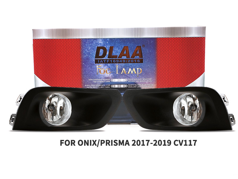 DLAA Fog Lamps Set Bumper Lights withwire FOR ONIX PRISMA 2017-2019 CV117