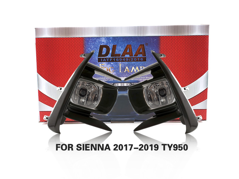 DLAA Fog Lamps Set Bumper Lights withwire FOR SIENNA 2017-2019 TY950