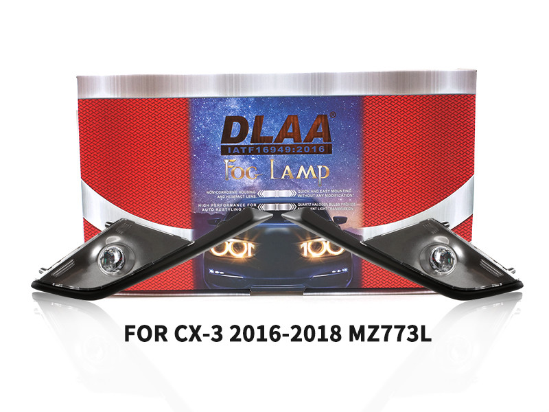 DLAA Fog Lamps Set Bumper Lights withwire FOR CX-3 2016-2018 MZ773L