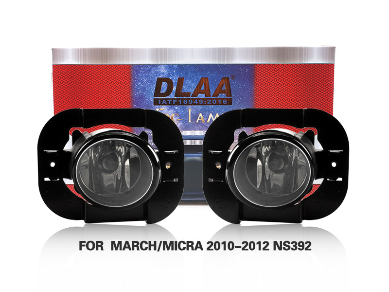 DLAA Fog Lamps Set Bumper Lights withwire FOR  MARCH MICRA 2010-2012 NS392