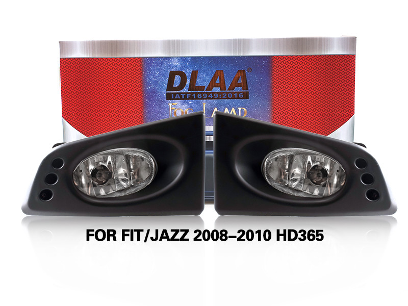 DLAA Fog Lamps Set Bumper Lights withwire FOR FIT JAZZ 2008-2010 HD365