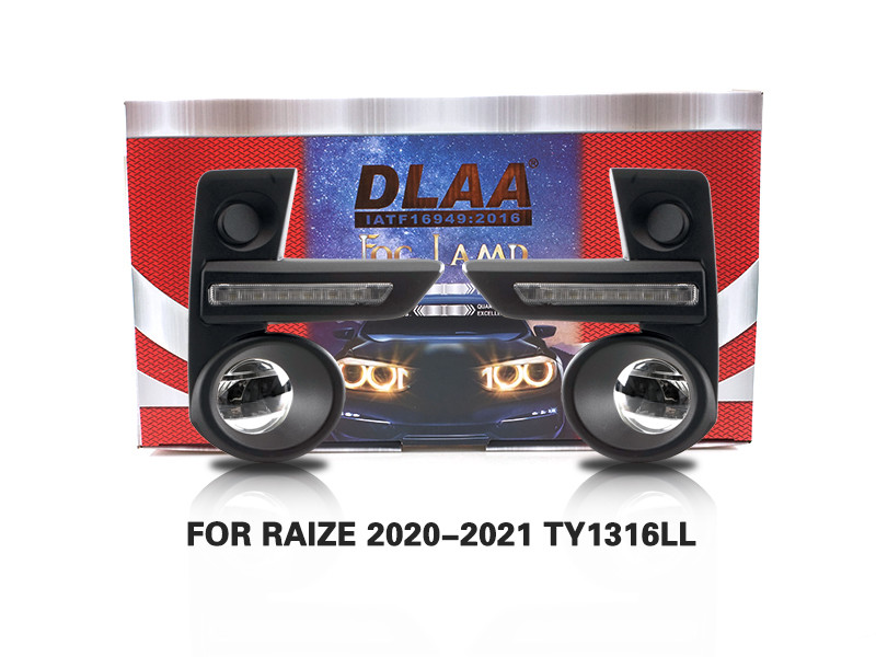 DLAA Fog Lamps Set Bumper Lights withwire  FOR RAIZE 2020-2021 TY1316LL