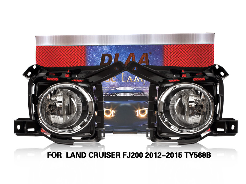 DLAA Fog Lamps Set Bumper Lights withwire FOR  LAND CRUISER FJ200 2012-2015 TY568B